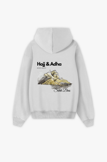 HAJJ & ADHA "WHITE" HOODIE